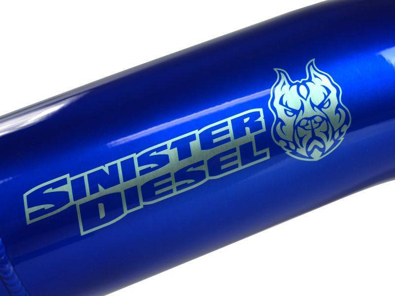 Chevrolet 3500 Performance Air Intake - Sinister Diesel - Duramax LLY - Sinister Blue - `04-`05